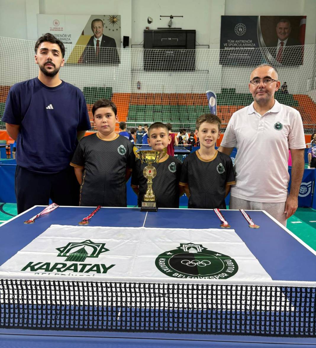 Karatay'da masa tenisinde yeni başarı 4